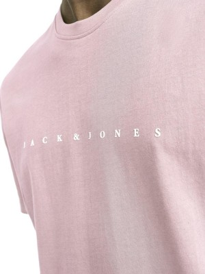 Jack & Jones:JACK&JONES ESSENTIALS JJESTAR JJ TEE SS NOOS Pink Nectar | Freewear JJESTAR JJ TEE SS NOOS - www.freewear.nl - Freewear