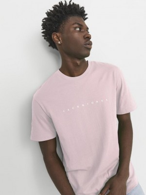 Jack & Jones:JACK&JONES ESSENTIALS JJESTAR JJ TEE SS NOOS Pink Nectar | Freewear JJESTAR JJ TEE SS NOOS - www.freewear.nl - Freewear