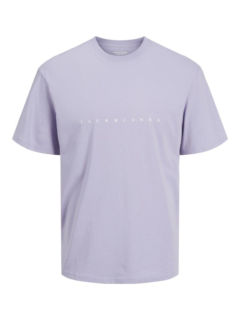 T-shirt met labelprint, model 'STAR'