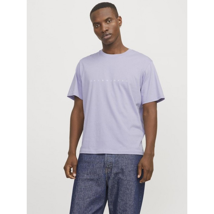 Jack & Jones:JACK&JONES ESSENTIALS JJESTAR JJ TEE SS NOOS Languid Lavender | Freewear JJESTAR JJ TEE SS NOOS - www.freewear.nl - Freewear