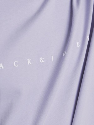 Jack & Jones:JACK&JONES ESSENTIALS JJESTAR JJ TEE SS NOOS Languid Lavender | Freewear JJESTAR JJ TEE SS NOOS - www.freewear.nl - Freewear