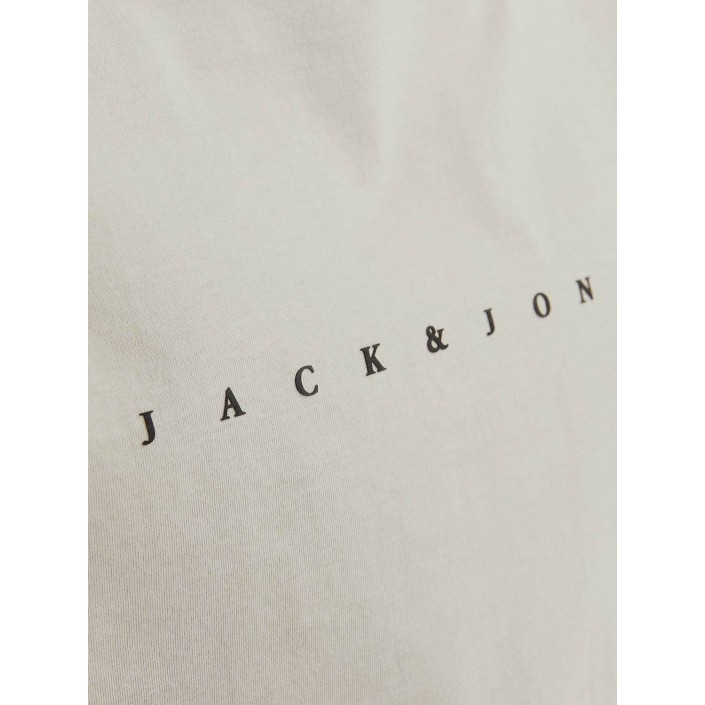 Jack & Jones:JACK&JONES ESSENTIALS JJESTAR JJ TEE SS NOOS Moonbeam | Freewear JJESTAR JJ TEE SS NOOS - www.freewear.nl - Freewear