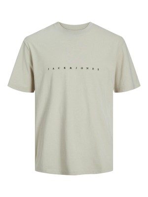Jack & Jones:JACK&JONES ESSENTIALS JJESTAR JJ TEE SS NOOS Moonbeam | Freewear JJESTAR JJ TEE SS NOOS - www.freewear.nl - Freewear
