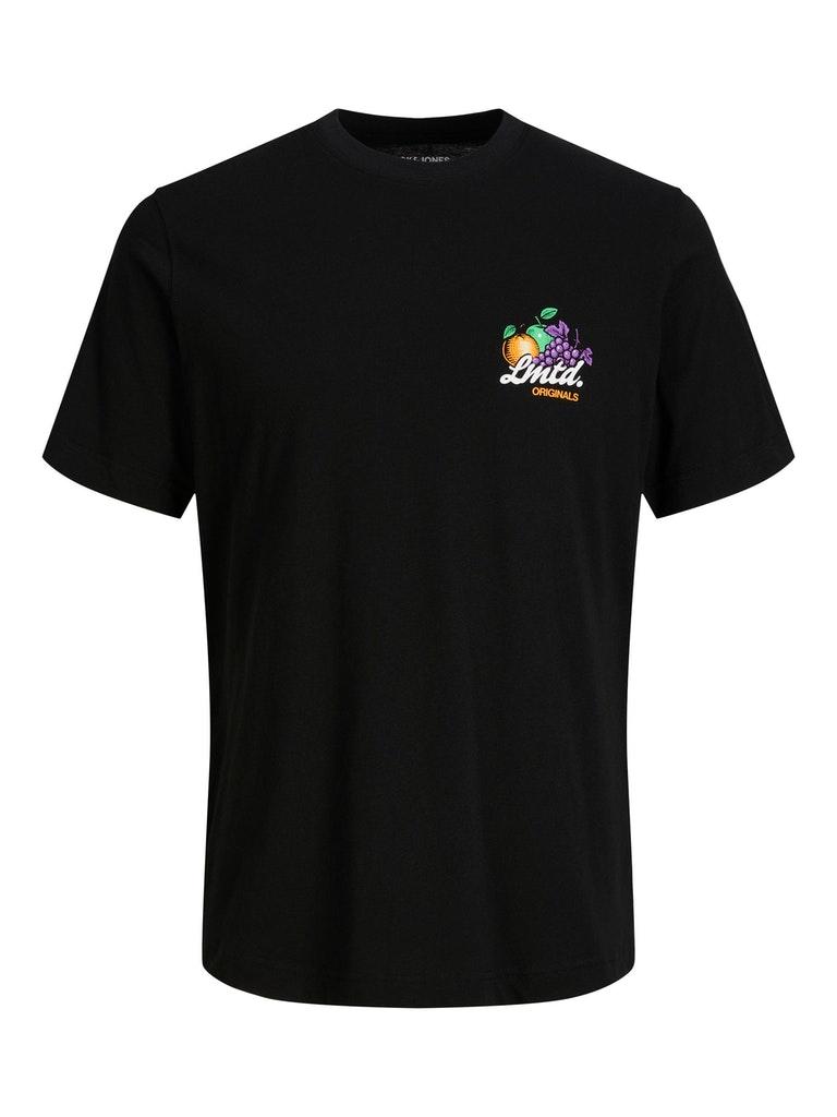 T-Shirts Jack & Jones , Zwart , Heren