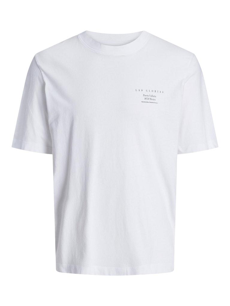 Jack & Jones - T-Shirt - Bright White - Maat 152