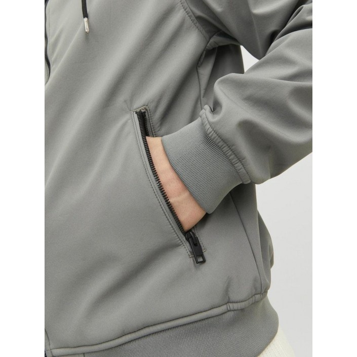 Jack & Jones:JACK&JONES ESSENTIALS JJEBASIC SOFTSHELL HOOD NOOS Sedona Sage | Freewear JJEBASIC SOFTSHELL HOOD NOOS - www.freewear.nl - Freewear