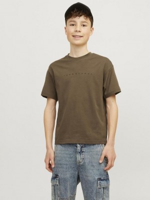 jack en jones boys JJESTAR JJ TEE SS NOOS JNR Canteen | Freewear JJESTAR JJ TEE SS NOOS JNR - www.freewear.nl - Freewear