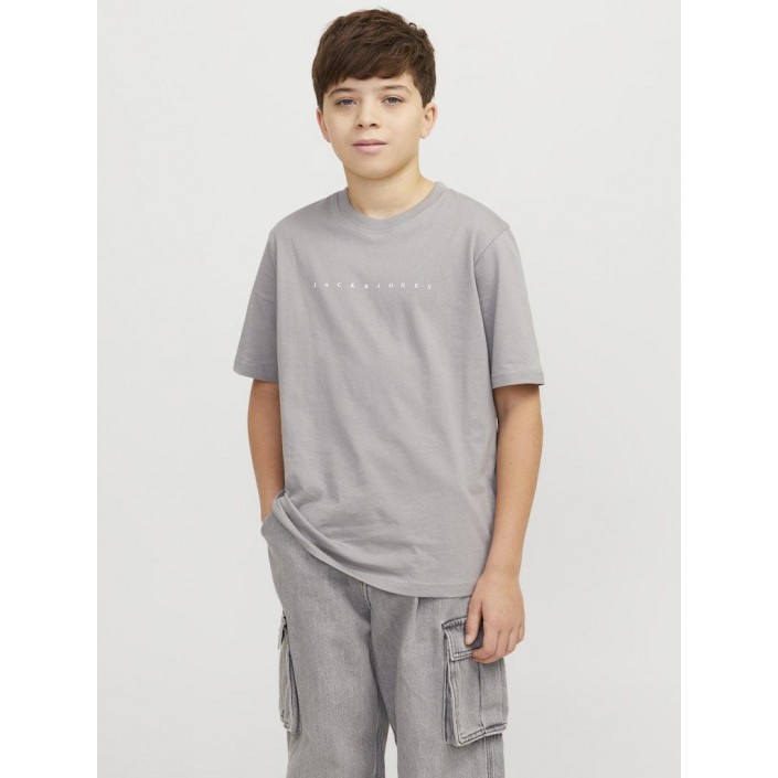 jack en jones boys JJESTAR JJ TEE SS NOOS JNR Ultimate Grey/White | Freewear JJESTAR JJ TEE SS NOOS JNR - www.freewear.nl - Freewear