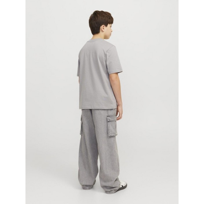 jack en jones boys JJESTAR JJ TEE SS NOOS JNR Ultimate Grey/White | Freewear JJESTAR JJ TEE SS NOOS JNR - www.freewear.nl - Freewear