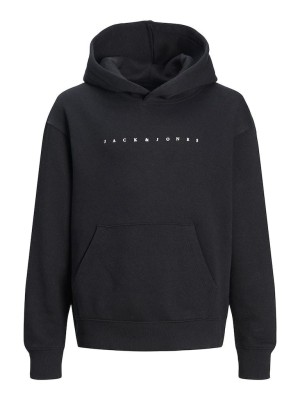 jack en jones boys JJESTAR JJ SWEAT HOOD NOOS JNR Black/LOOSE | Freewear JJESTAR JJ SWEAT HOOD NOOS JNR - www.freewear.nl - Freewear