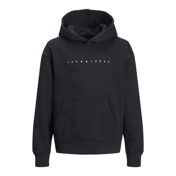 jack en jones boys JJESTAR JJ SWEAT HOOD NOOS JNR Black/LOOSE | Freewear JJESTAR JJ SWEAT HOOD NOOS JNR - www.freewear.nl - Freewear