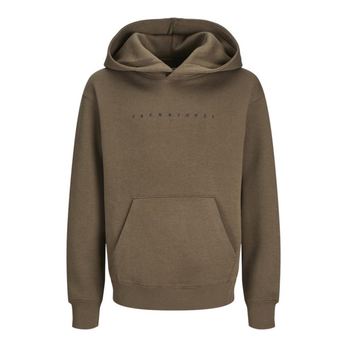 jack en jones boys JJESTAR JJ SWEAT HOOD NOOS JNR Canteen/LOOSE | Freewear JJESTAR JJ SWEAT HOOD NOOS JNR - www.freewear.nl - Freewear