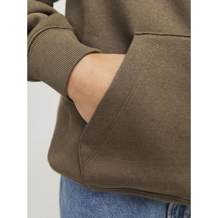 jack en jones boys JJESTAR JJ SWEAT HOOD NOOS JNR Canteen/LOOSE | Freewear JJESTAR JJ SWEAT HOOD NOOS JNR - www.freewear.nl - Freewear