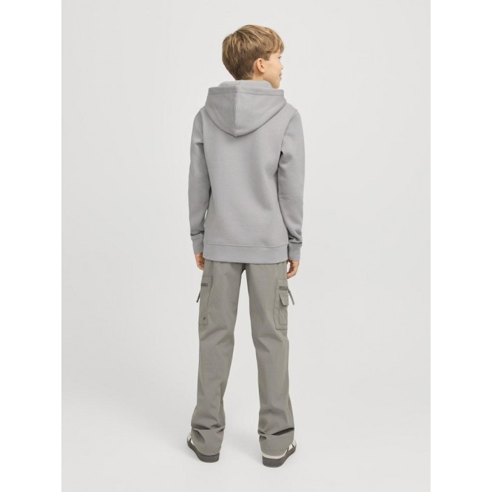jack en jones boys JJESTAR JJ SWEAT HOOD NOOS JNR Ultimate Grey/White | Freewear JJESTAR JJ SWEAT HOOD NOOS JNR - www.freewear.nl - Freewear