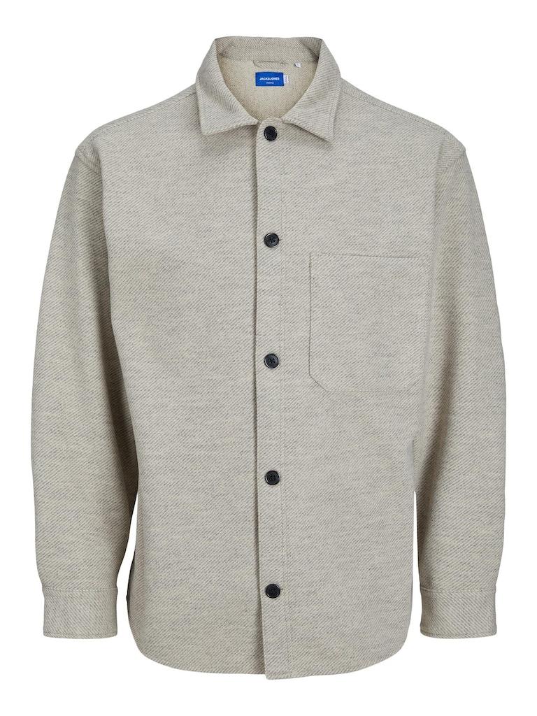 Jack & Jones Overhemd Jorzac Melange Overshirt Ls 12239302 Peyote Mannen Maat - S