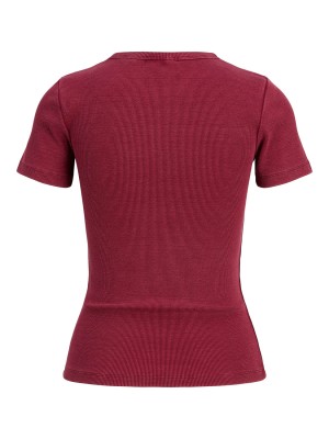 JACK&JONES ORIGINALS JXFRANKIE WASH SS STR TEE JRS NOOS Cabernet | Freewear JXFRANKIE WASH SS STR TEE JRS NOOS - www.freewear.nl - Freewear