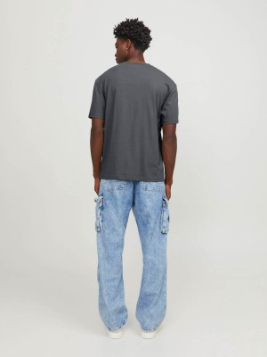 JACK&JONES ORIGINALS JORVESTERBRO TEE SS CREW NECK NOOS Iron Gate | Freewear JORVESTERBRO TEE SS CREW NECK NOOS - www.freewear.nl - Freewear