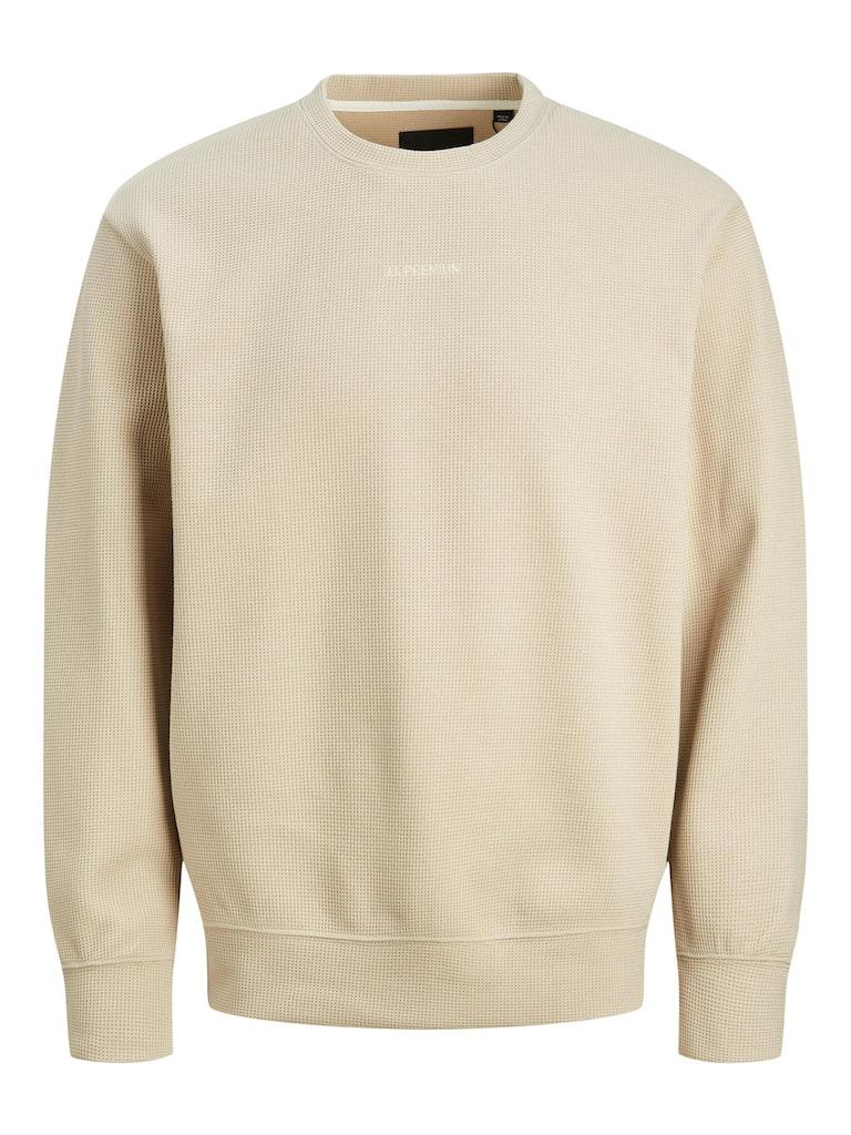Jack and Jones Jprbladavid Structure Sweat Crew Ne: