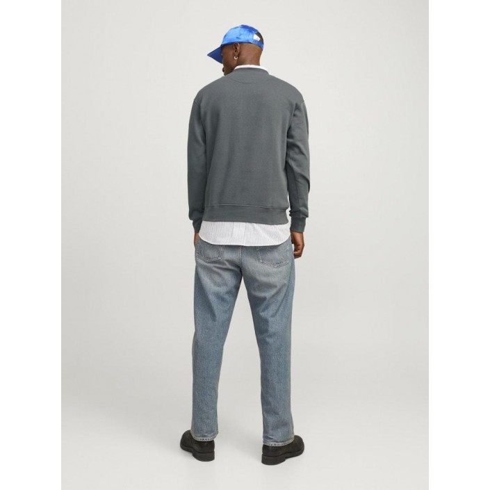 JACK&JONES ORIGINALS JORVESTERBRO SWEAT CREW NECK NOOS Iron Gate | Freewear JORVESTERBRO SWEAT CREW NECK NOOS - www.freewear.nl - Freewear