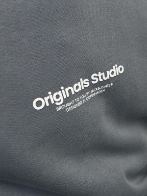 JACK&JONES ORIGINALS JORVESTERBRO SWEAT CREW NECK NOOS Iron Gate | Freewear JORVESTERBRO SWEAT CREW NECK NOOS - www.freewear.nl - Freewear