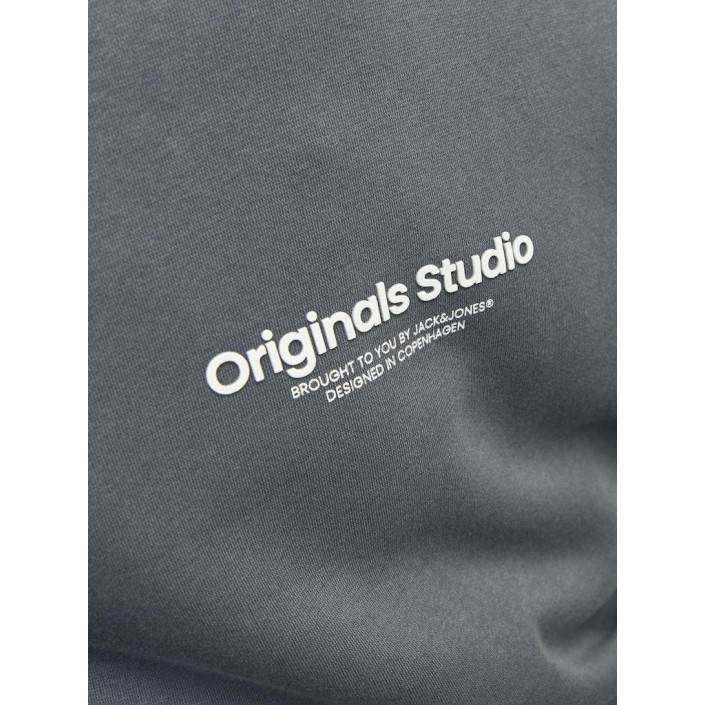 JACK&JONES ORIGINALS JORVESTERBRO SWEAT CREW NECK NOOS Iron Gate | Freewear JORVESTERBRO SWEAT CREW NECK NOOS - www.freewear.nl - Freewear