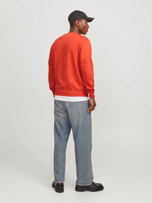 JACK&JONES ORIGINALS JORVESTERBRO SWEAT CREW NECK NOOS Summer Fig | Freewear JORVESTERBRO SWEAT CREW NECK NOOS - www.freewear.nl - Freewear