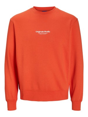 JACK&JONES ORIGINALS JORVESTERBRO SWEAT CREW NECK NOOS Summer Fig | Freewear JORVESTERBRO SWEAT CREW NECK NOOS - www.freewear.nl - Freewear