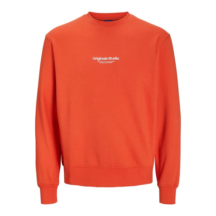 JACK&JONES ORIGINALS JORVESTERBRO SWEAT CREW NECK NOOS Summer Fig | Freewear JORVESTERBRO SWEAT CREW NECK NOOS - www.freewear.nl - Freewear
