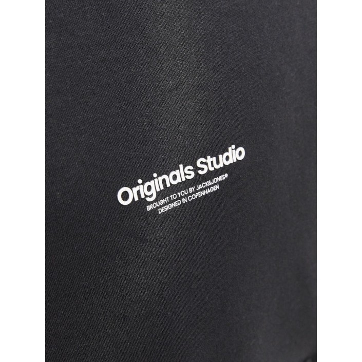 jack en jones boys JORVESTERBRO SWEAT HOOD NOOS JNR Black/LOOSE | Freewear JORVESTERBRO SWEAT HOOD NOOS JNR - www.freewear.nl - Freewear