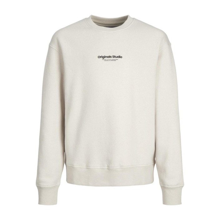 jack en jones boys JORVESTERBRO SWEAT CREW NECK NOOS J: Moonbeam/LOOSE | Freewear JORVESTERBRO SWEAT CREW NECK NOOS J: - www.freewear.nl - Freewear
