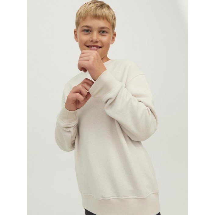 jack en jones boys JORVESTERBRO SWEAT CREW NECK NOOS J: Moonbeam/LOOSE | Freewear JORVESTERBRO SWEAT CREW NECK NOOS J: - www.freewear.nl - Freewear