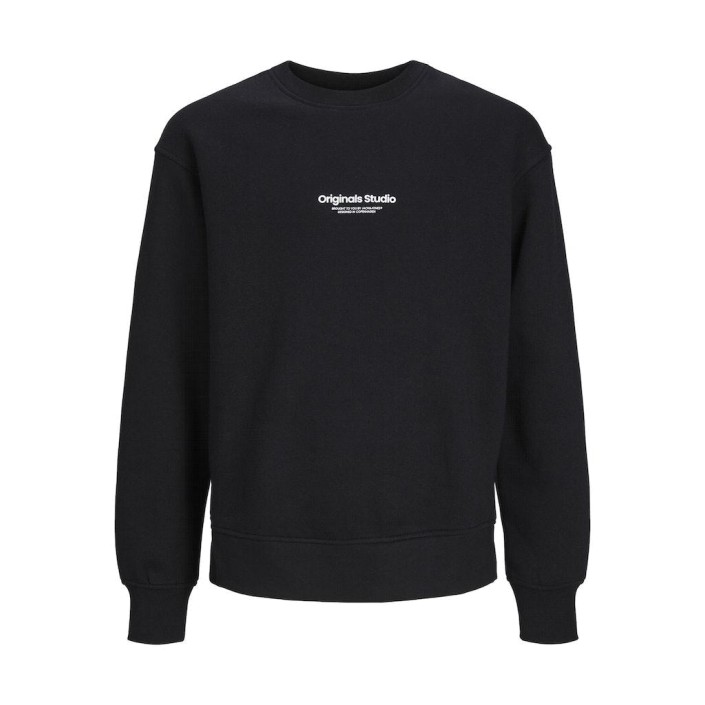 jack en jones boys JORVESTERBRO SWEAT CREW NECK NOOS J: Black/LOOSE | Freewear JORVESTERBRO SWEAT CREW NECK NOOS J: - www.freewear.nl - Freewear