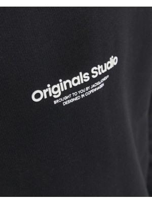 jack en jones boys JORVESTERBRO SWEAT CREW NECK NOOS J: Black/LOOSE | Freewear JORVESTERBRO SWEAT CREW NECK NOOS J: - www.freewear.nl - Freewear