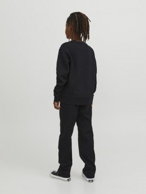 jack en jones boys JORVESTERBRO SWEAT CREW NECK NOOS J: Black/LOOSE | Freewear JORVESTERBRO SWEAT CREW NECK NOOS J: - www.freewear.nl - Freewear