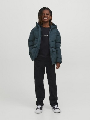 jack en jones boys JORVESTERBRO SWEAT CREW NECK NOOS J: Black/LOOSE | Freewear JORVESTERBRO SWEAT CREW NECK NOOS J: - www.freewear.nl - Freewear