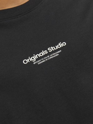 jack en jones boys JORVESTERBRO TEE SS CREW NECK NOOS : Black/LOOSE | Freewear JORVESTERBRO TEE SS CREW NECK NOOS : - www.freewear.nl - Freewear