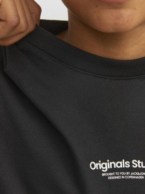 jack en jones boys JORVESTERBRO TEE SS CREW NECK NOOS : Black/LOOSE | Freewear JORVESTERBRO TEE SS CREW NECK NOOS : - www.freewear.nl - Freewear