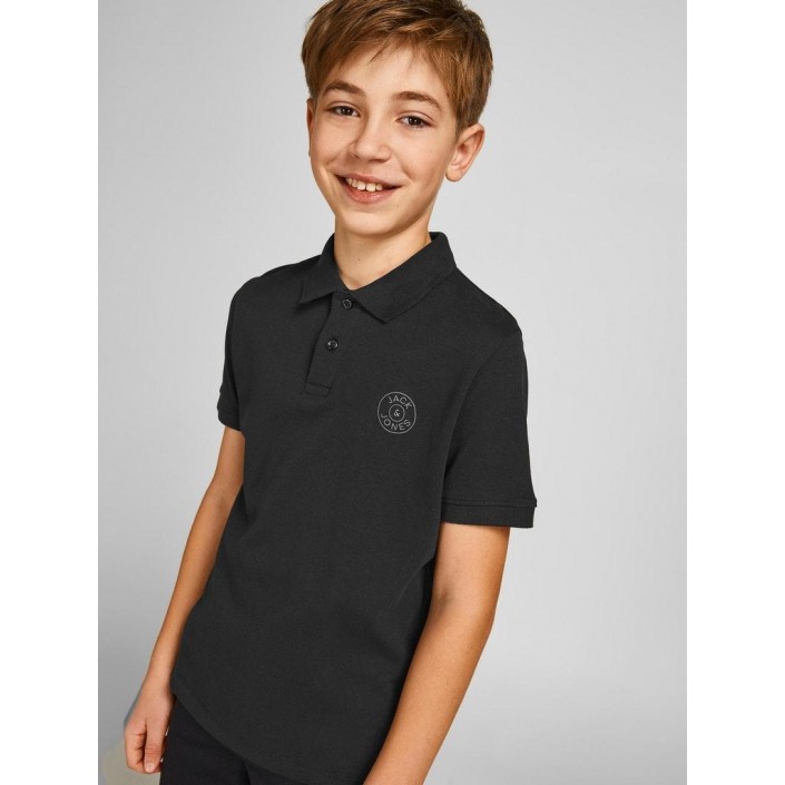 jack en jones boys JCOJERSEY CHEST LOGO POLO SS JNR Black | Freewear JCOJERSEY CHEST LOGO POLO SS JNR - www.freewear.nl - Freewear