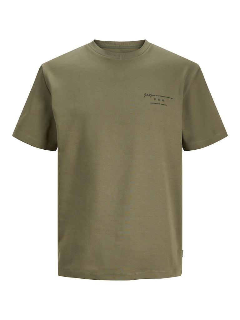 Jack & Jones T-shirt Jprblasanchez Branding Tee Crew Nec 12245400 Grape Leaf Mannen Maat - L