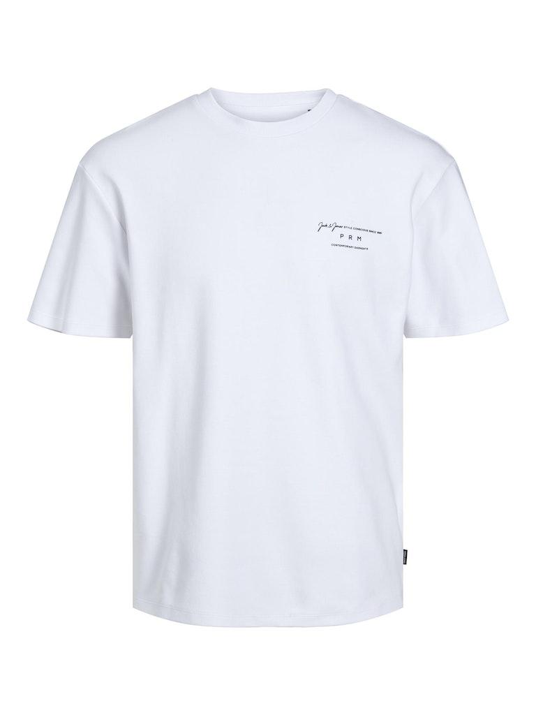 Jack & Jones T-shirt Jprblasanchez Branding Tee Crew Nec 12245400 Bright White Mannen Maat - S