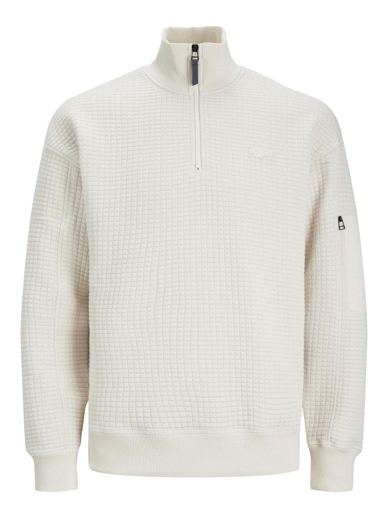 Jack and Jones Jcoblack Sweat Half Zip Bf Ln