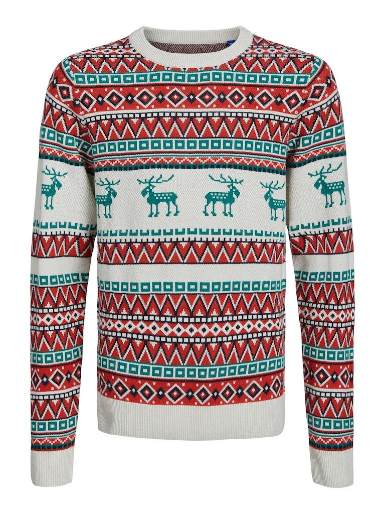 jack en jones boys Jorsnowball Knit Crew Neck Jnr