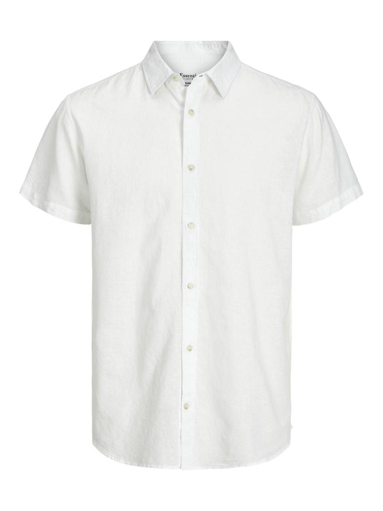 Jack and Jones Jjesummer Linen Blend Shirt Ss Sn