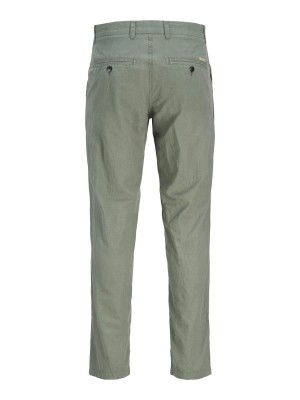 JACK&JONES ORIGINALS JPSTACE SUMMER LINEN BLEND CHINO PA: Agave Green/MELANGE | Freewear JPSTACE SUMMER LINEN BLEND CHINO PA: - www.freewear.nl - Freewear