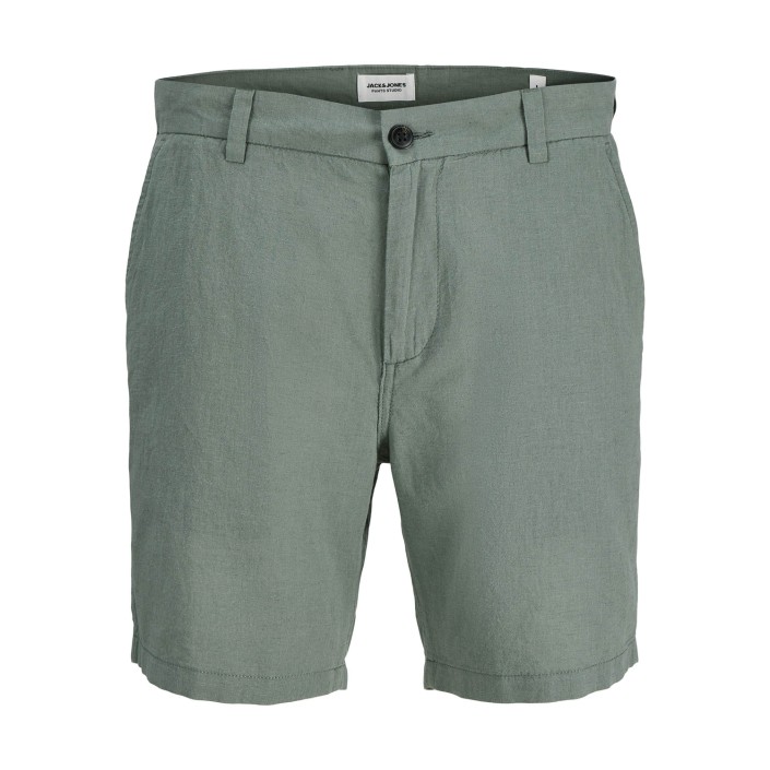 JACK&JONES ORIGINALS JPSTACE SUMMER LINEN BLEND SHORT SR: Agave Green/MELANGE | Freewear JPSTACE SUMMER LINEN BLEND SHORT SR: - www.freewear.nl - Freewear