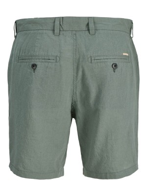 JACK&JONES ORIGINALS JPSTACE SUMMER LINEN BLEND SHORT SR: Agave Green/MELANGE | Freewear JPSTACE SUMMER LINEN BLEND SHORT SR: - www.freewear.nl - Freewear