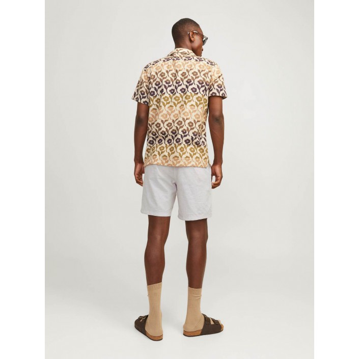JACK&JONES ORIGINALS JPSTACE SUMMER LINEN BLEND SHORT SR: Crockery/MELANGE | Freewear JPSTACE SUMMER LINEN BLEND SHORT SR: - www.freewear.nl - Freewear