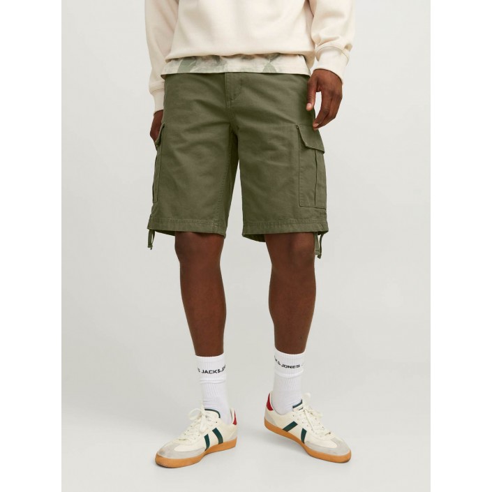 JACK&JONES ORIGINALS JPSTCOLE BARKLEY CARGO SHORTS MID S: Olive Night | Freewear JPSTCOLE BARKLEY CARGO SHORTS MID S: - www.freewear.nl - Freewear