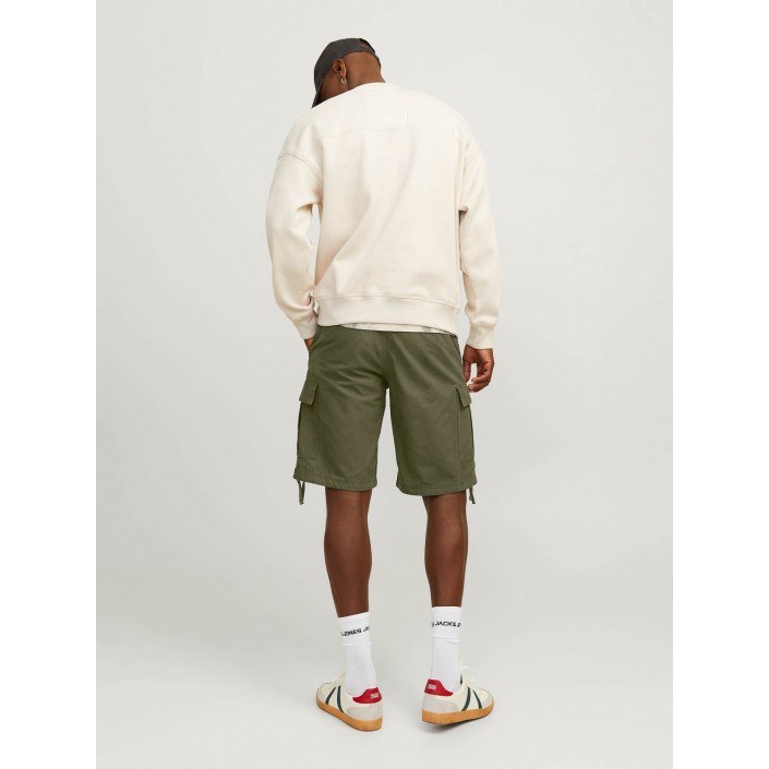JACK&JONES ORIGINALS JPSTCOLE BARKLEY CARGO SHORTS MID S: Olive Night | Freewear JPSTCOLE BARKLEY CARGO SHORTS MID S: - www.freewear.nl - Freewear