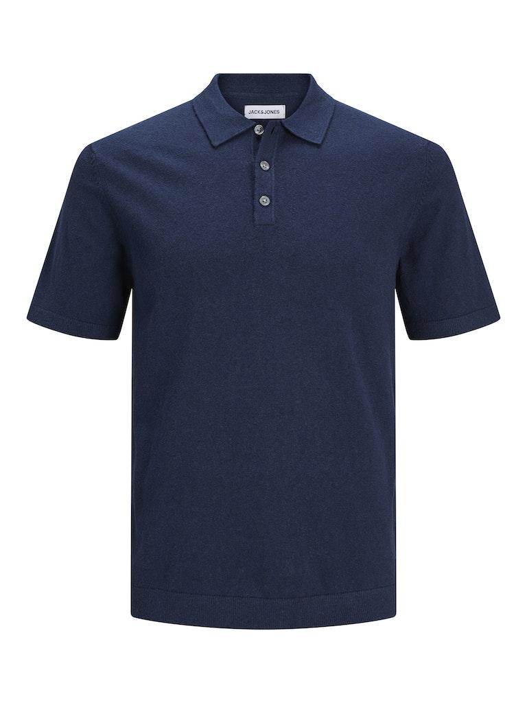 JACK&JONES JJEEMIL KNIT POLO S/S SN Heren Trui - Maat L